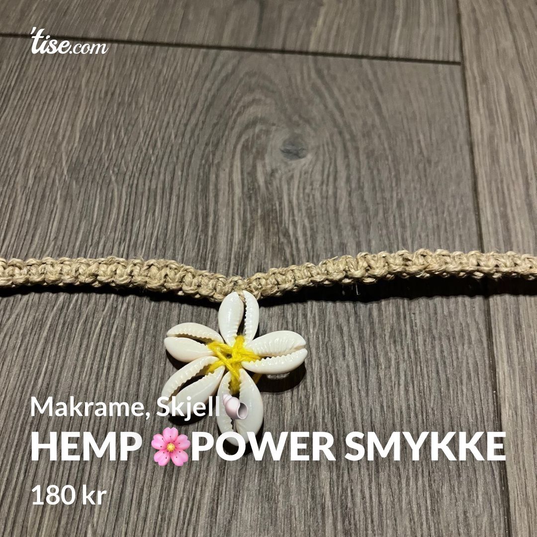 Hemp 🌸Power Smykke