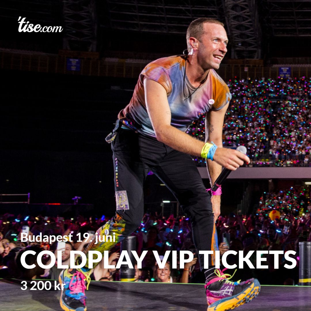 Coldplay VIP tickets