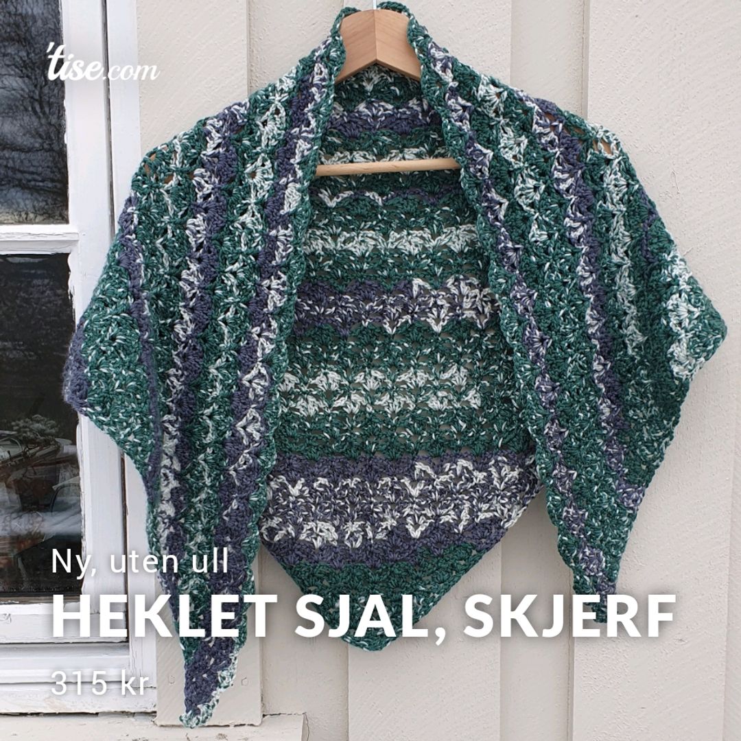 Heklet sjal, skjerf