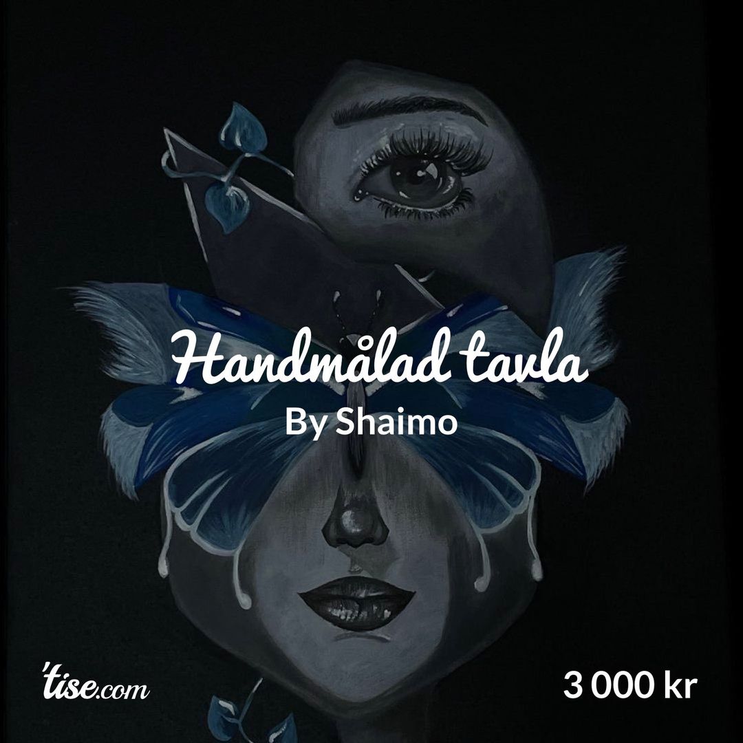 Handmålad tavla