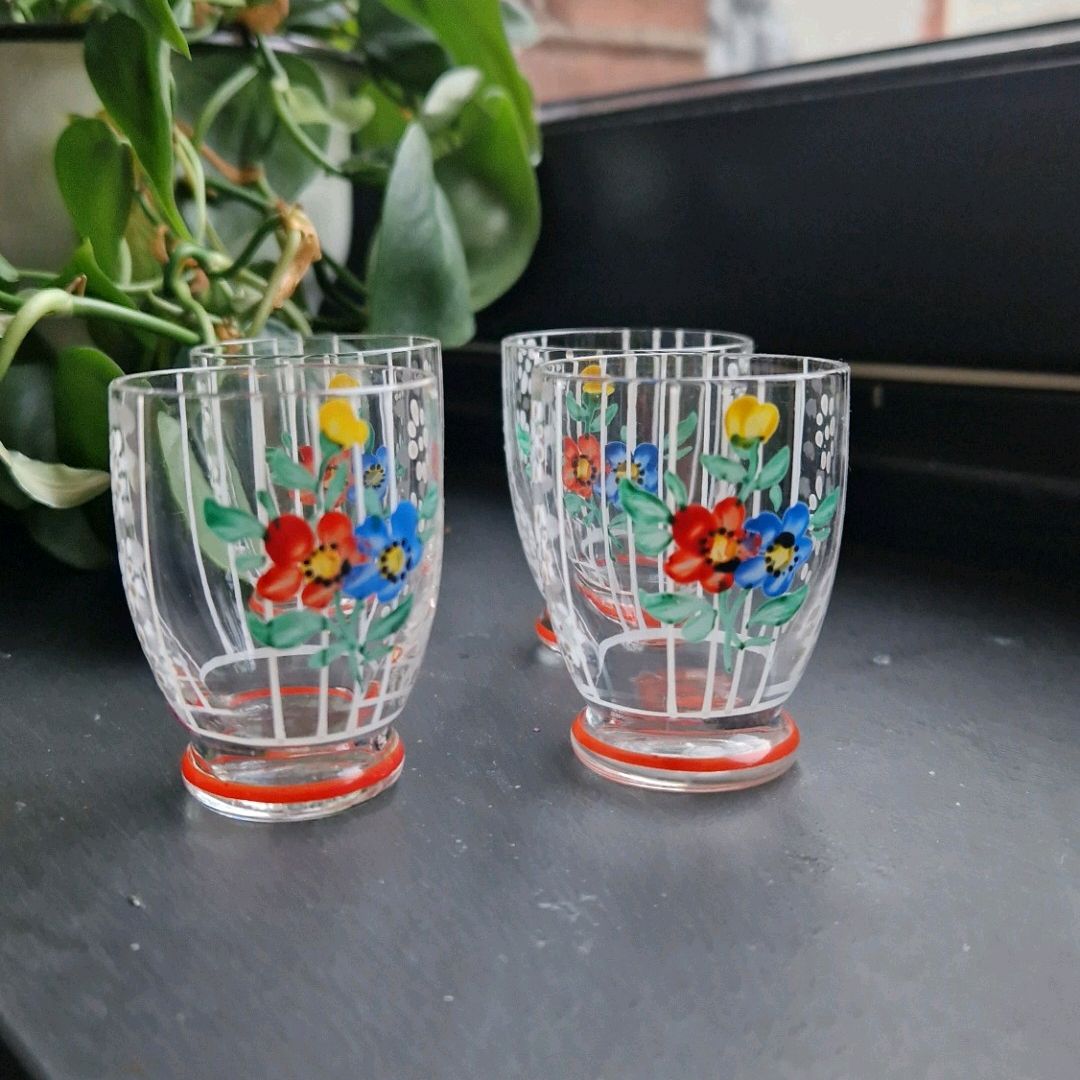 Håndmalte Glass