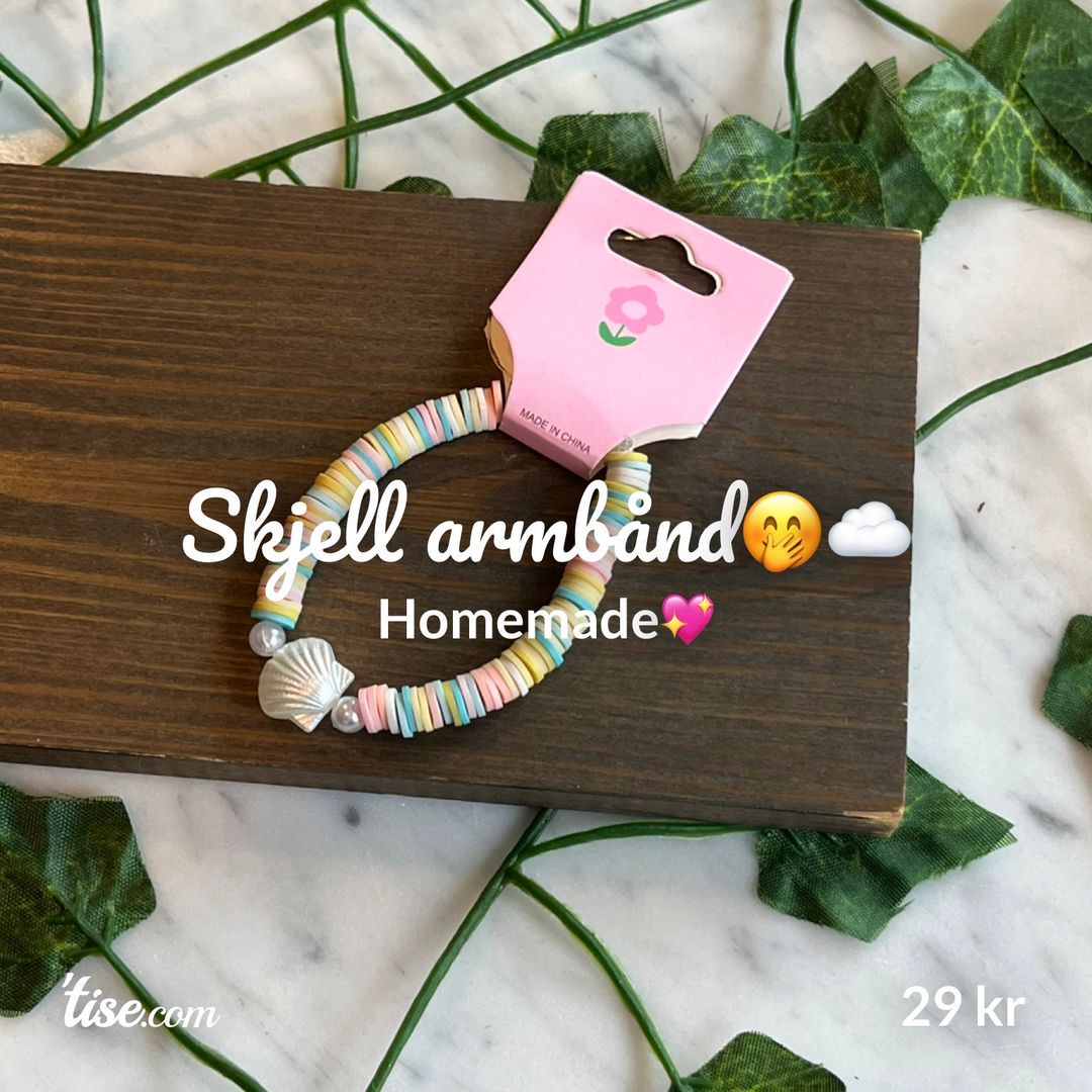 Skjell armbånd🤭☁️