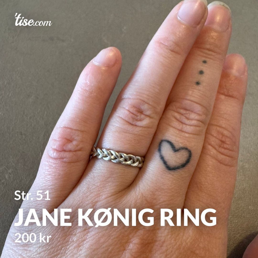 Jane Kønig ring