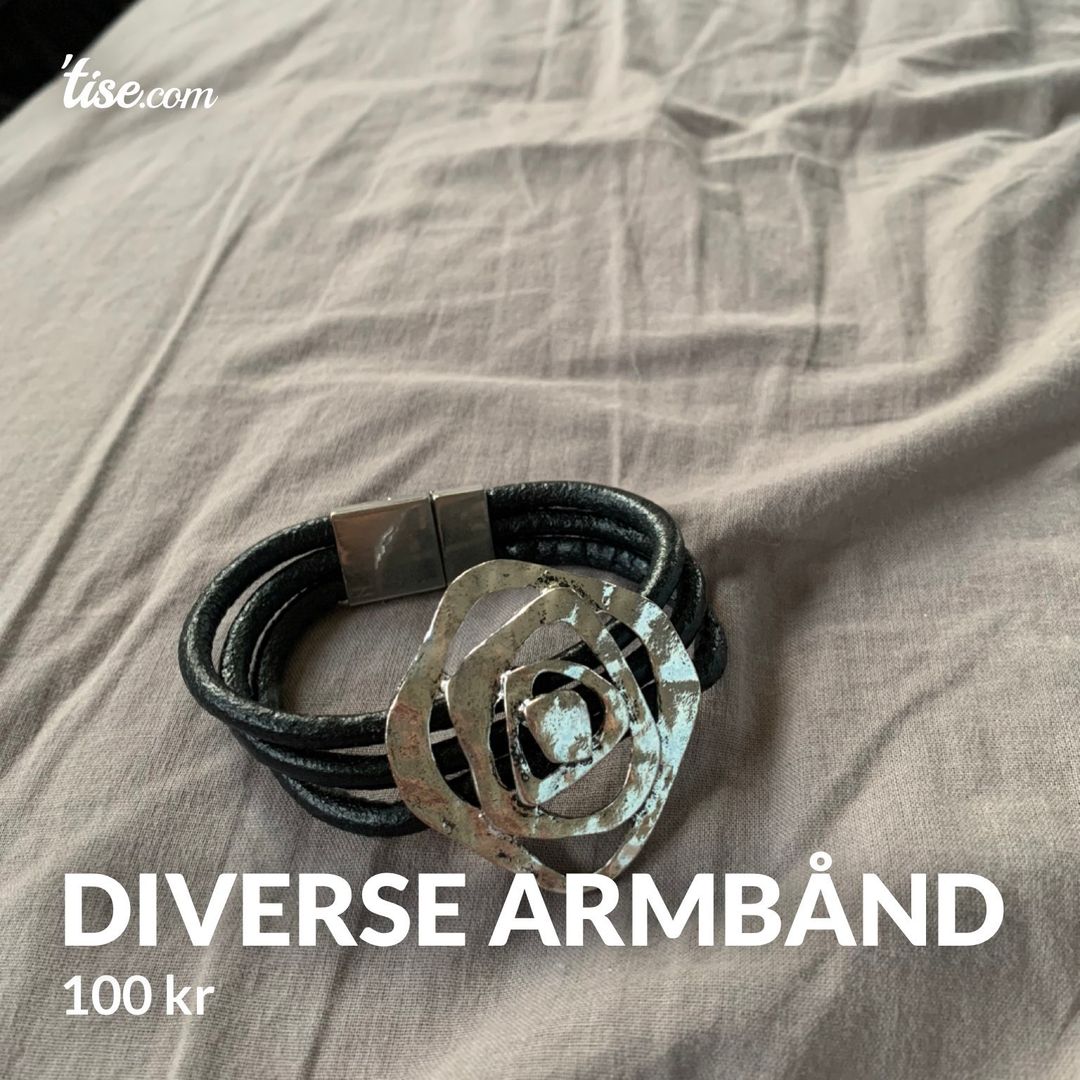 Diverse armbånd