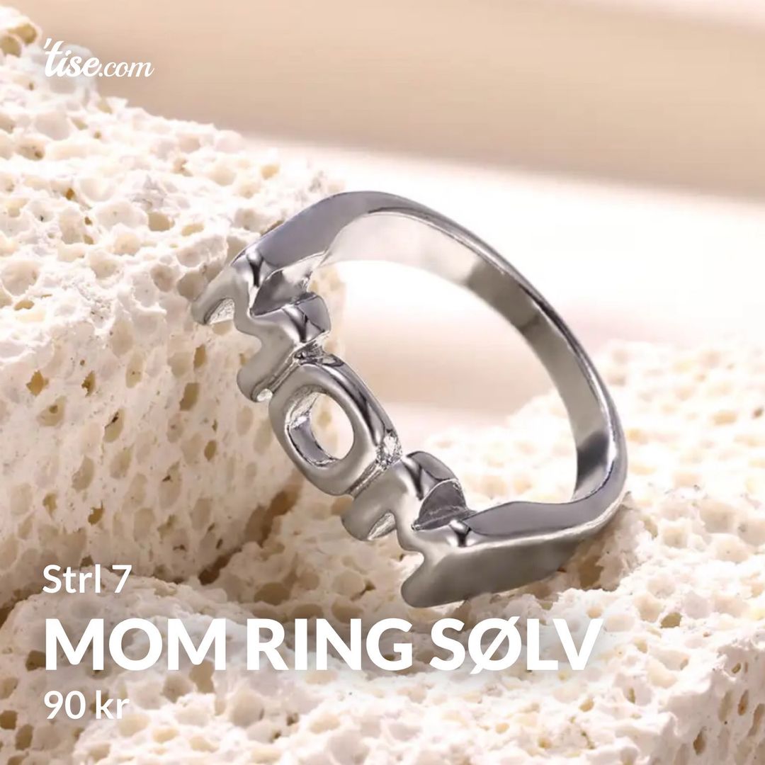 Mom ring sølv