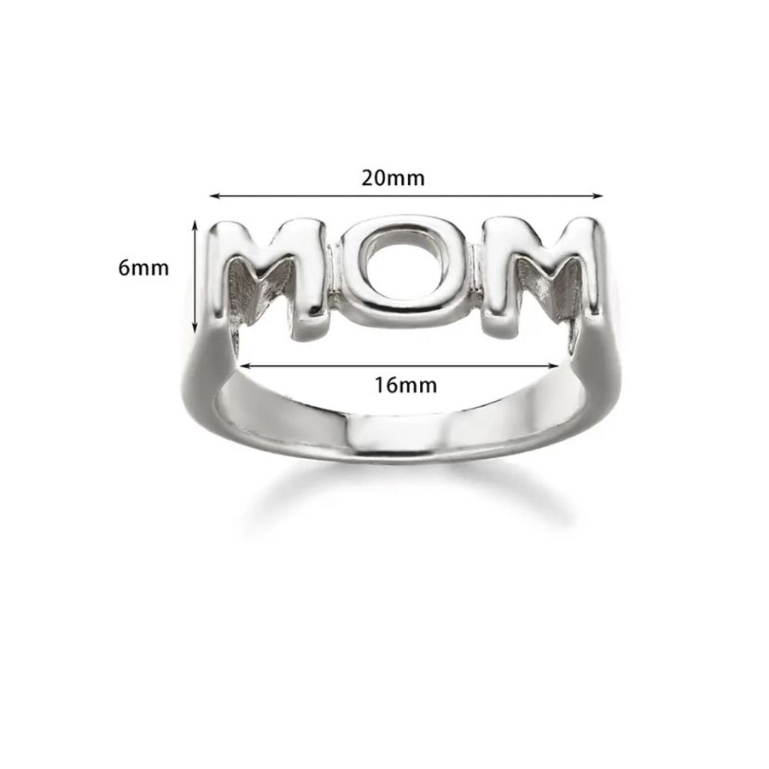 Mom ring sølv