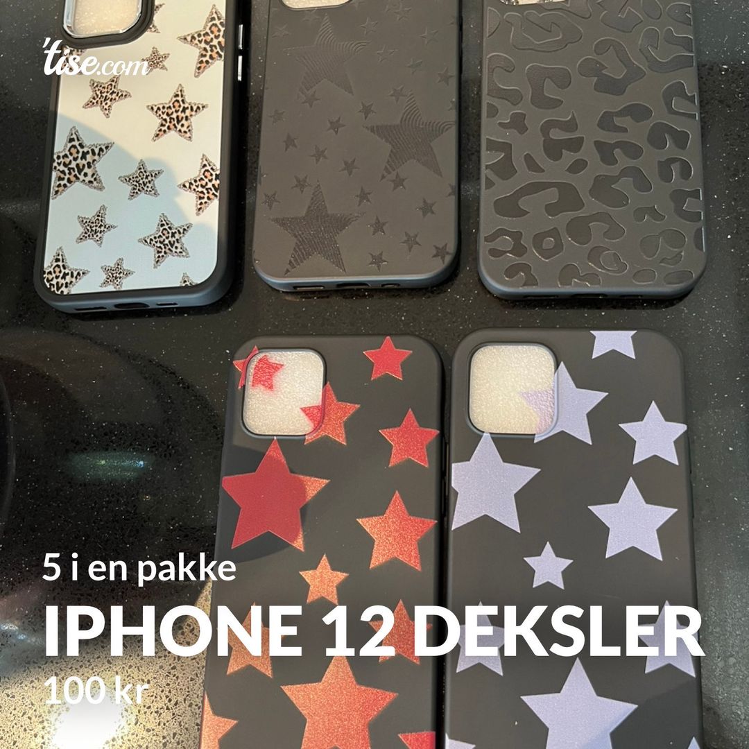 Iphone 12 deksler