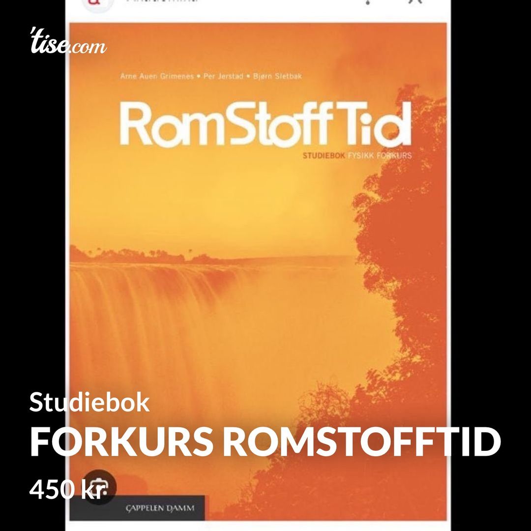 Forkurs romstofftid