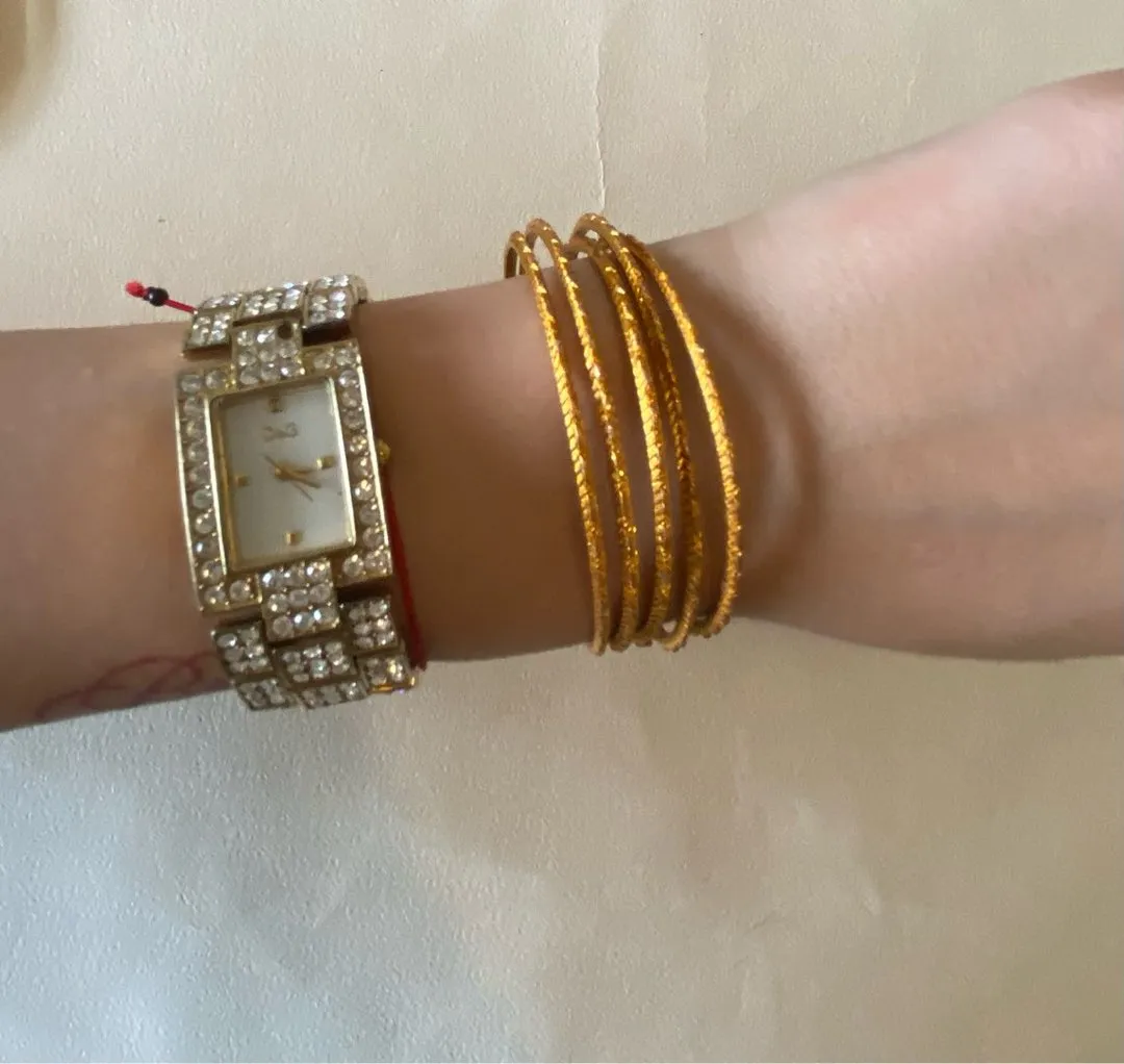 Vintage guld bangles