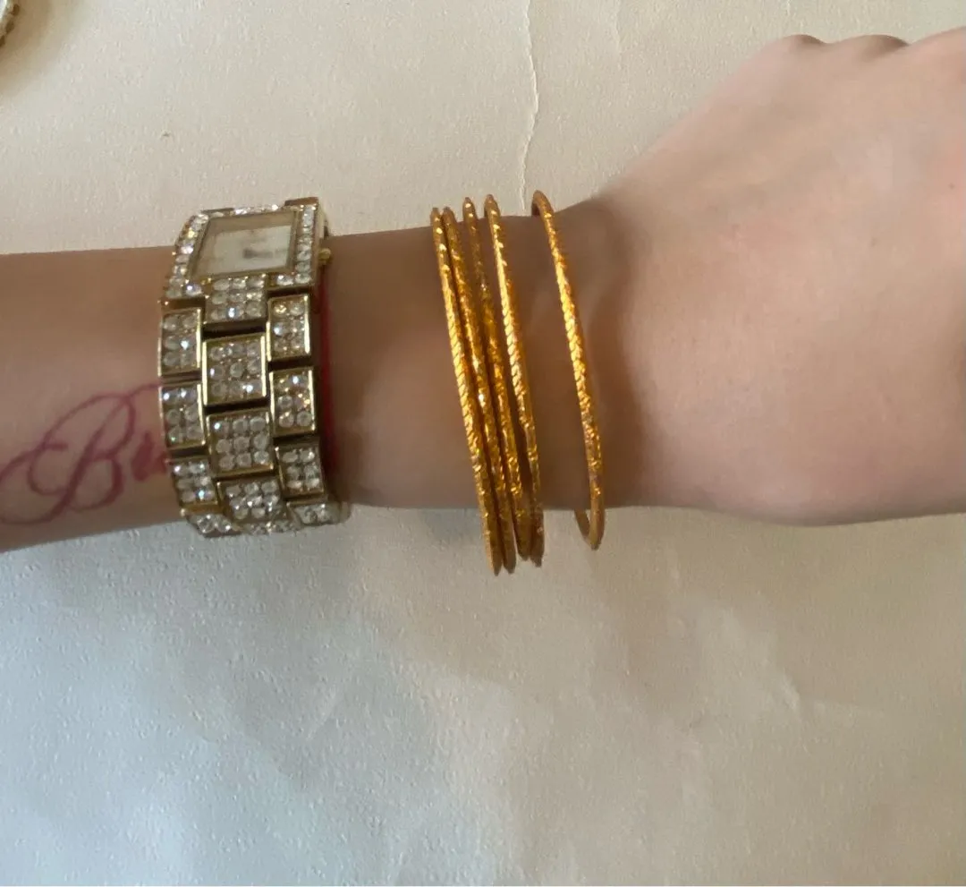 Vintage guld bangles