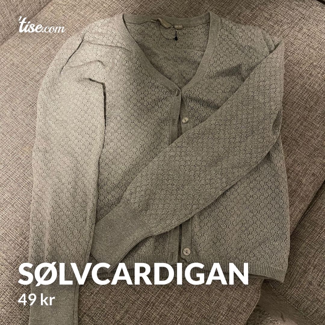 Sølvcardigan