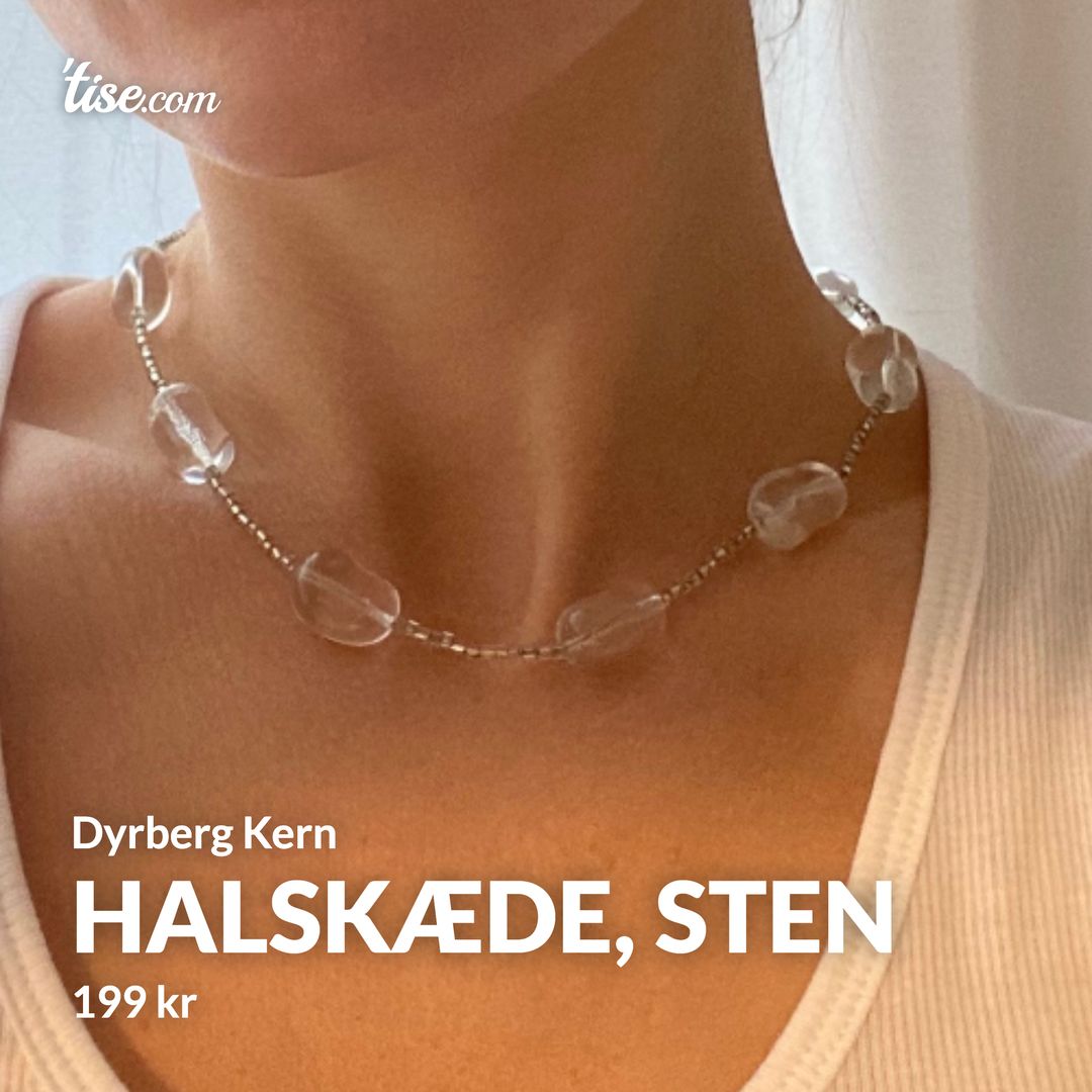 Halskæde, sten