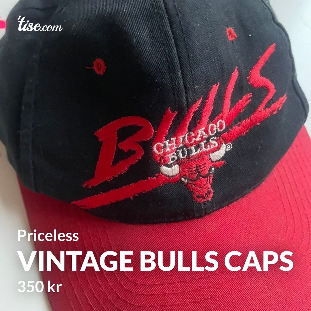 Vintage Bulls caps