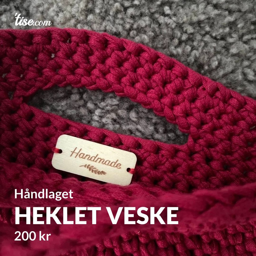 Heklet veske