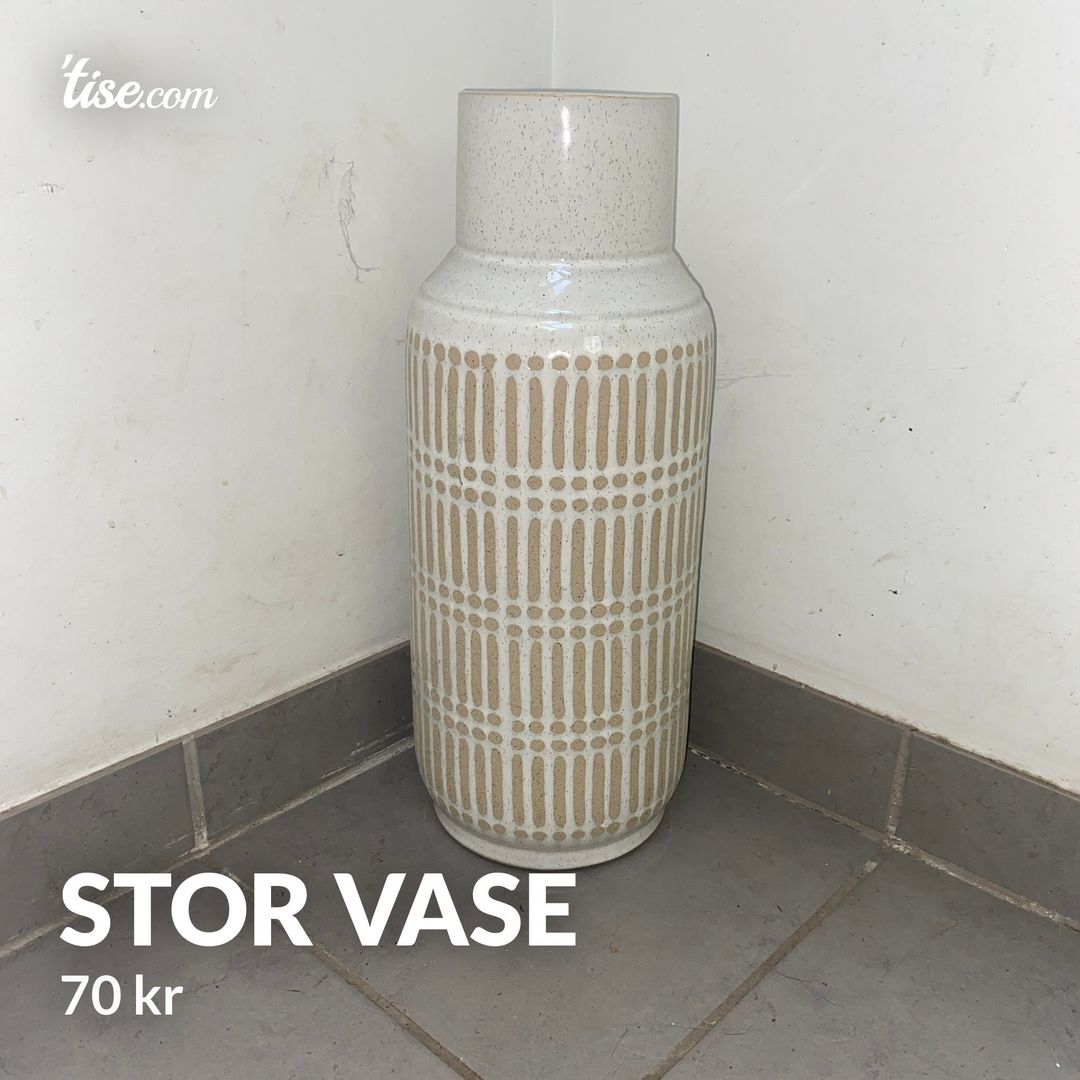 Stor vase