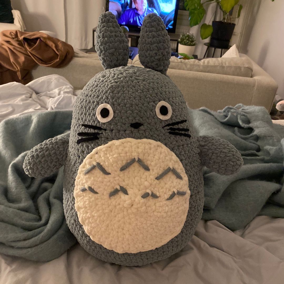 Totoro plushie