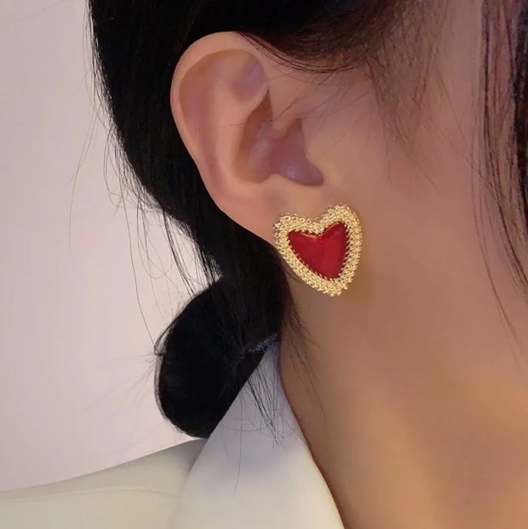 Heart earrings