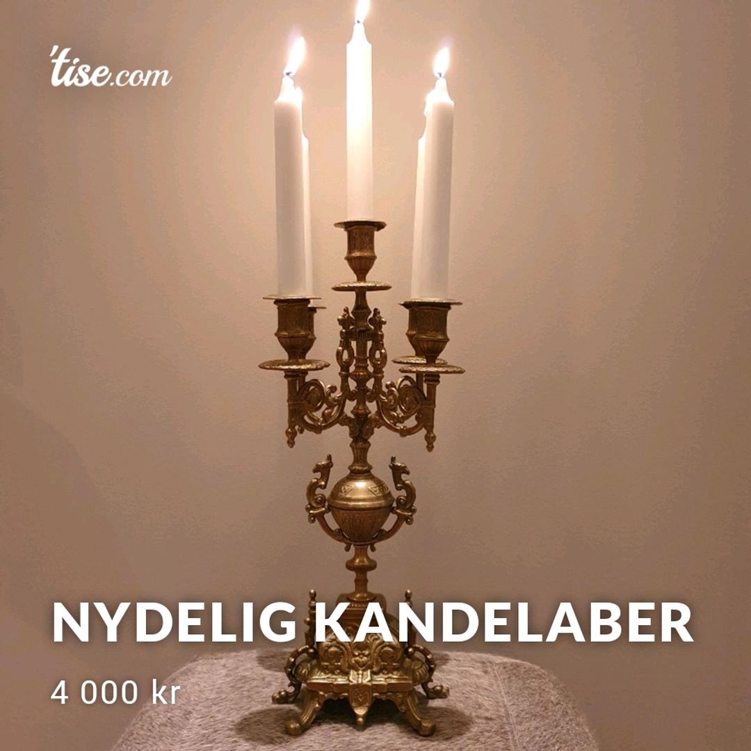 Nydelig kandelaber