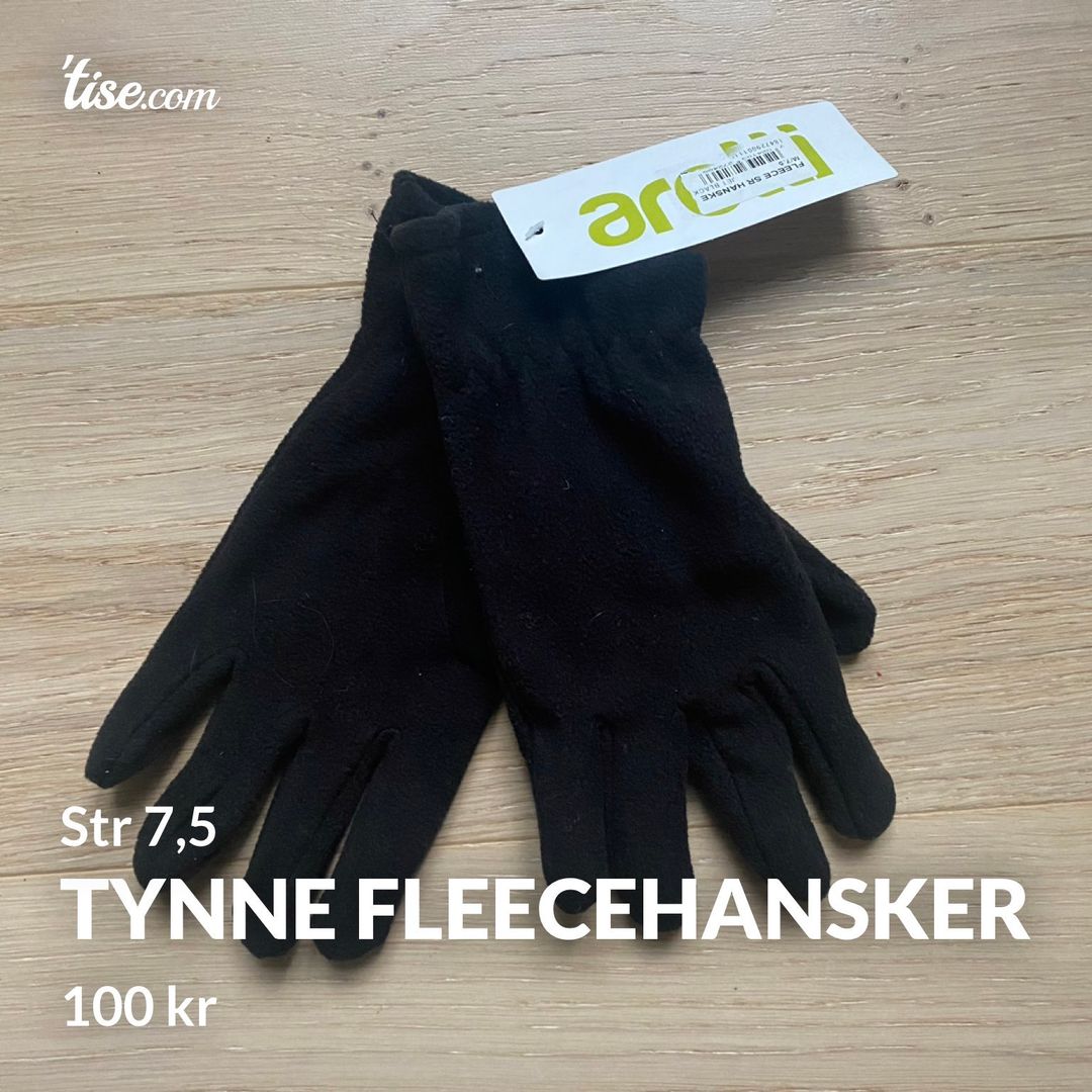 Tynne fleecehansker