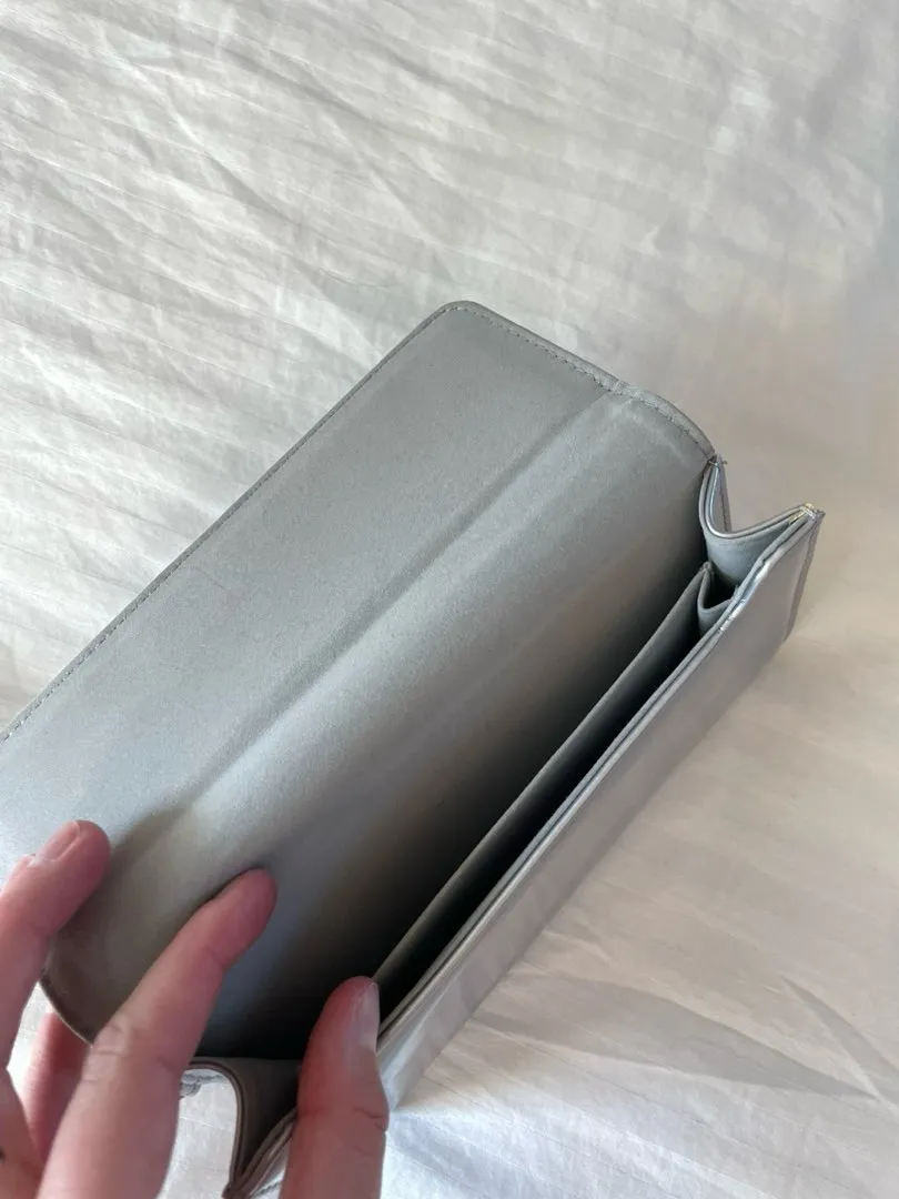 sølv clutch