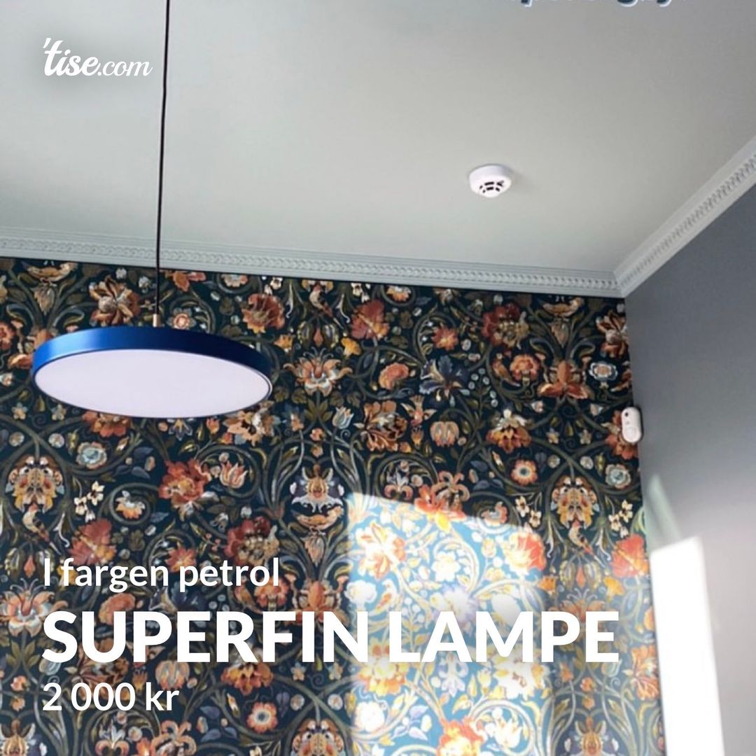 Superfin lampe