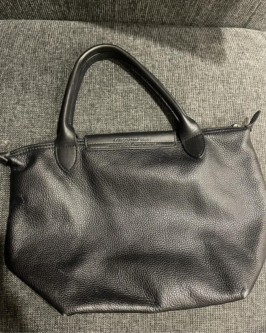 leather longchamp