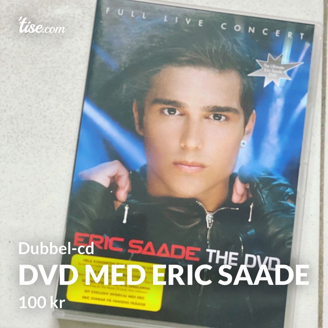 DVD med Eric Saade