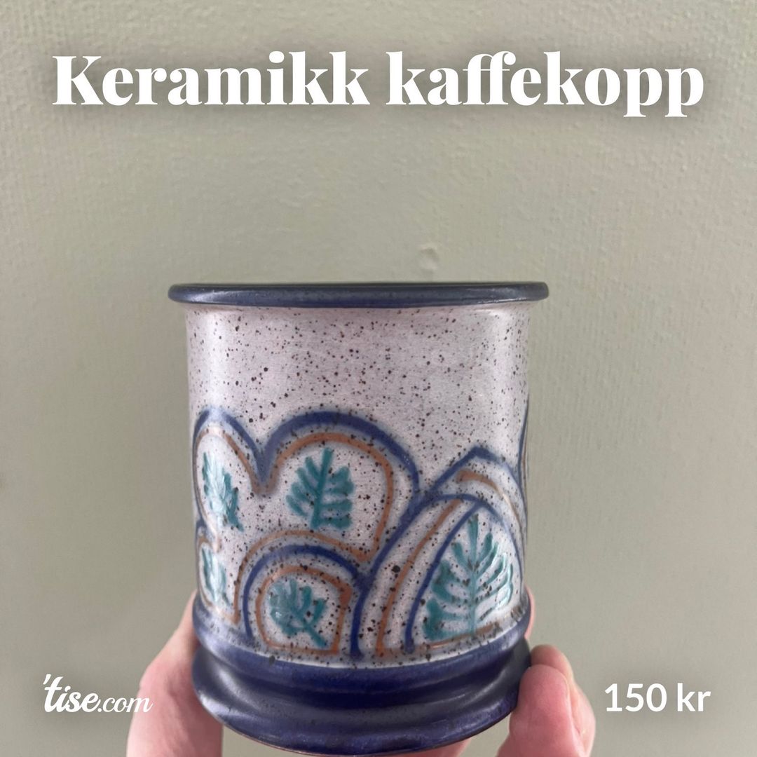 Keramikk kaffekopp