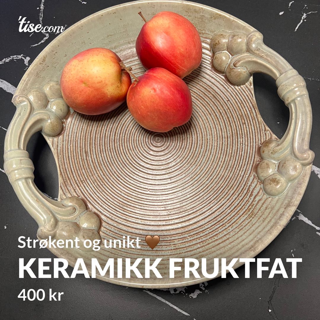 Keramikk fruktfat