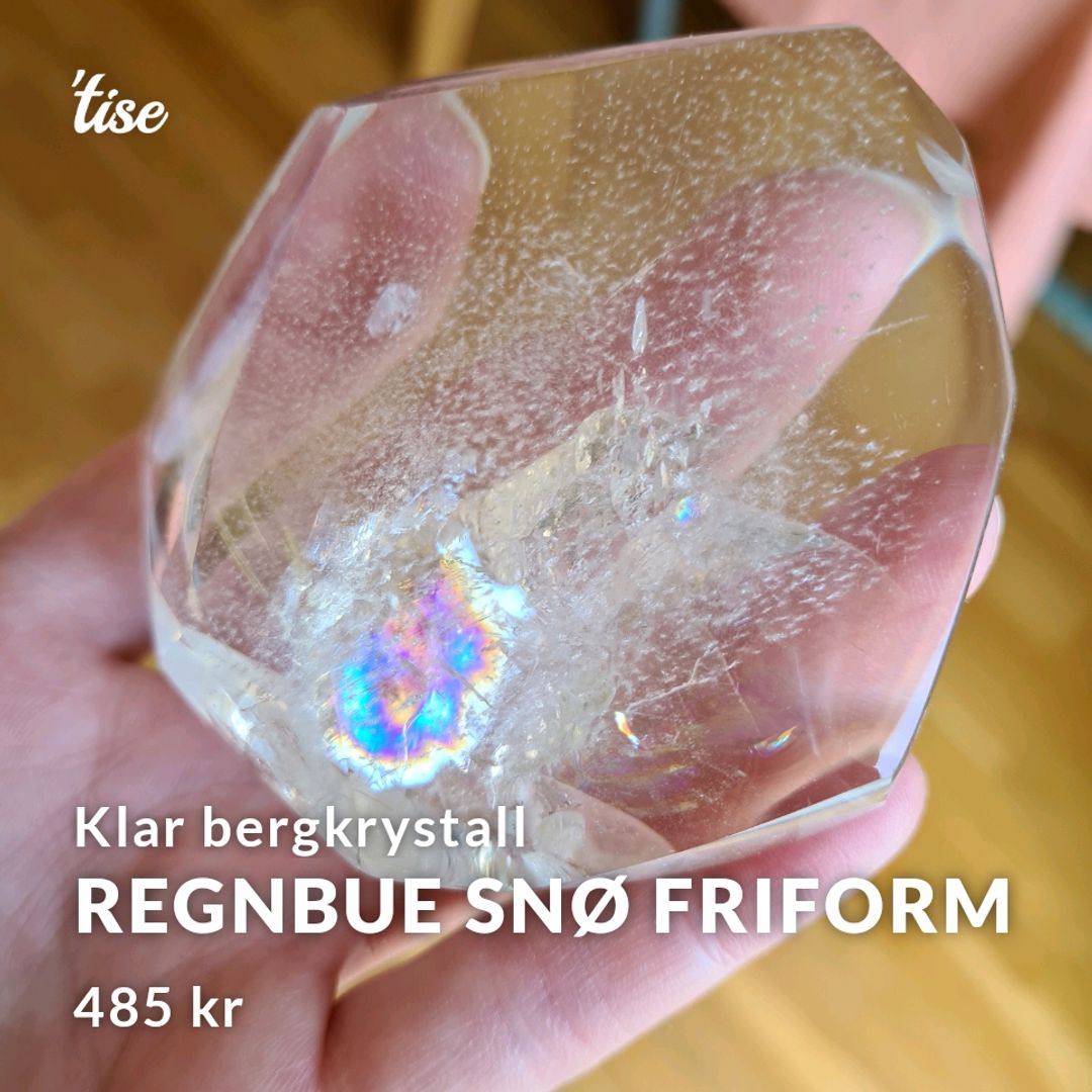 Regnbue Snø Friform