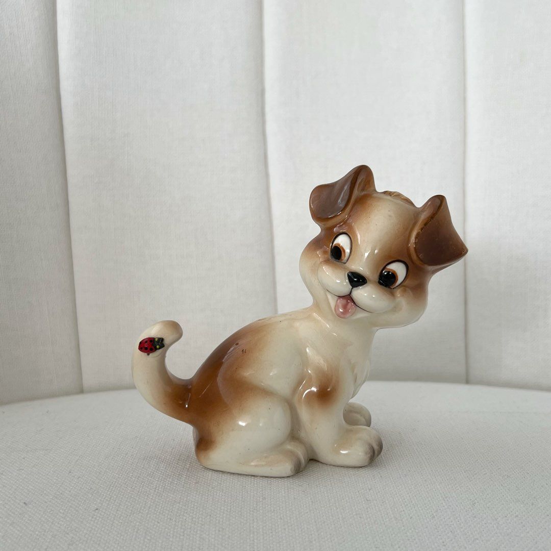 Vintage hunde figur