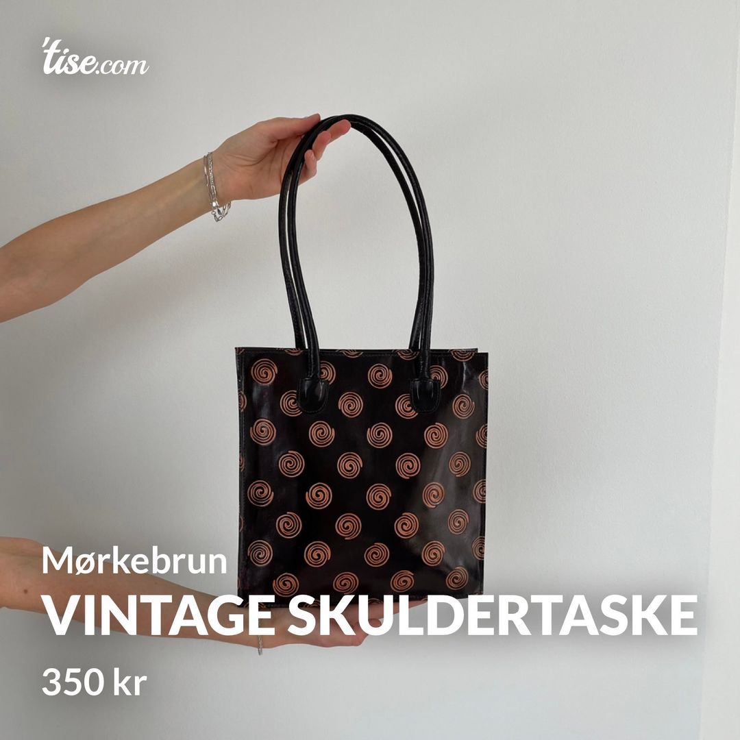 Vintage skuldertaske