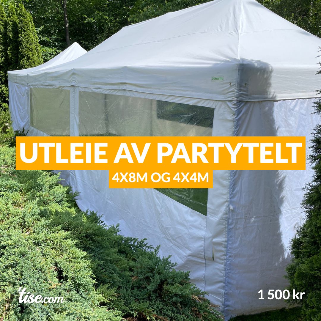 UTLEIE AV PARTYTELT