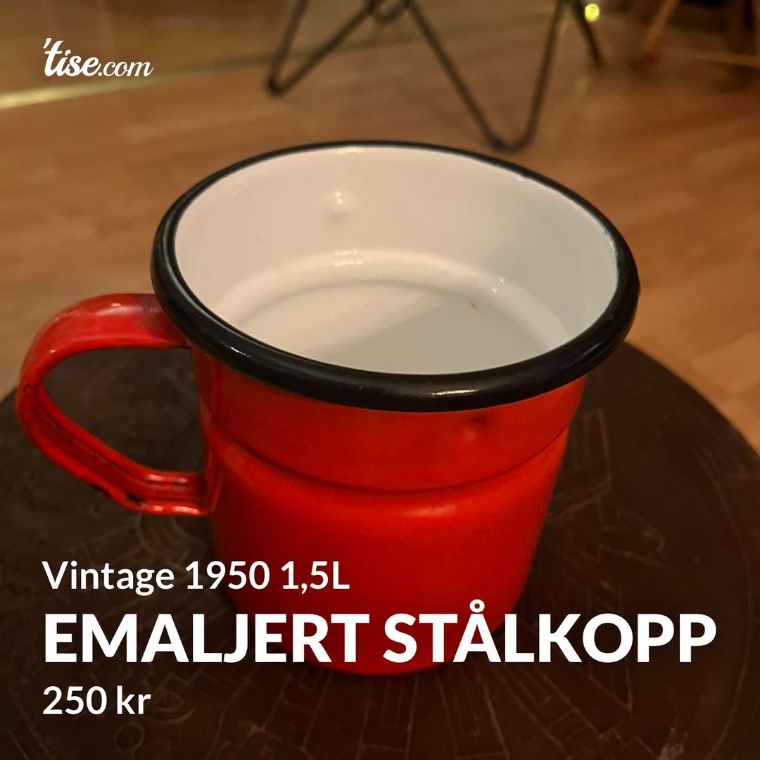 Emaljert Stålkopp