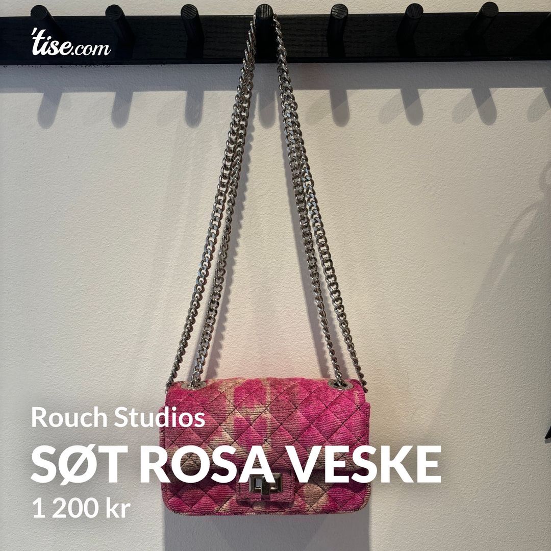 Søt rosa veske