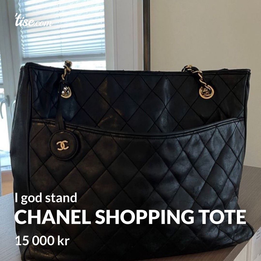 Chanel shopping tote