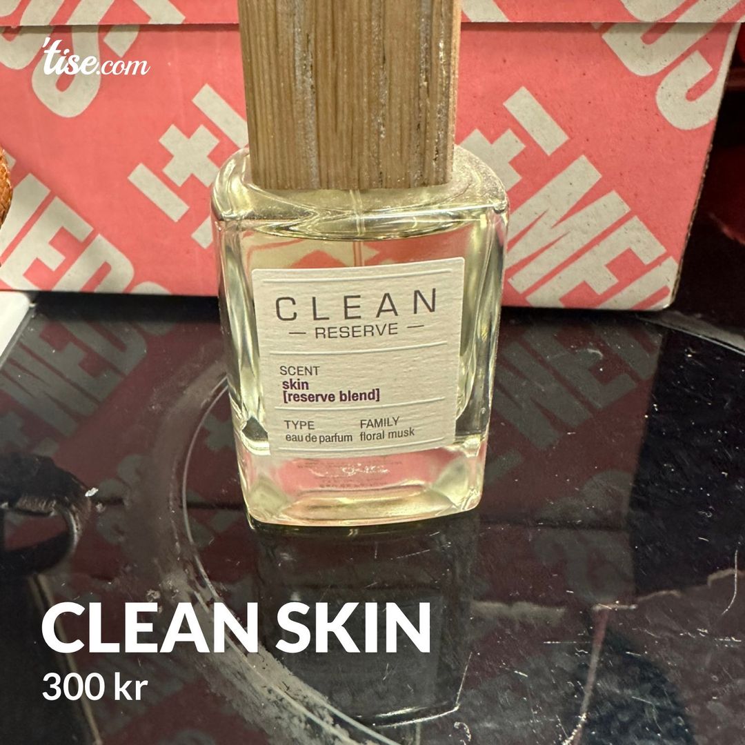 Clean skin