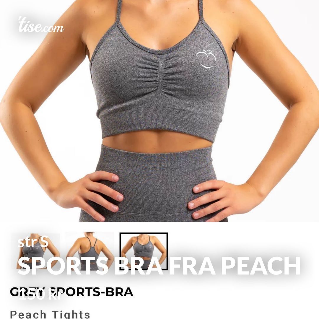 sports bra fra peach