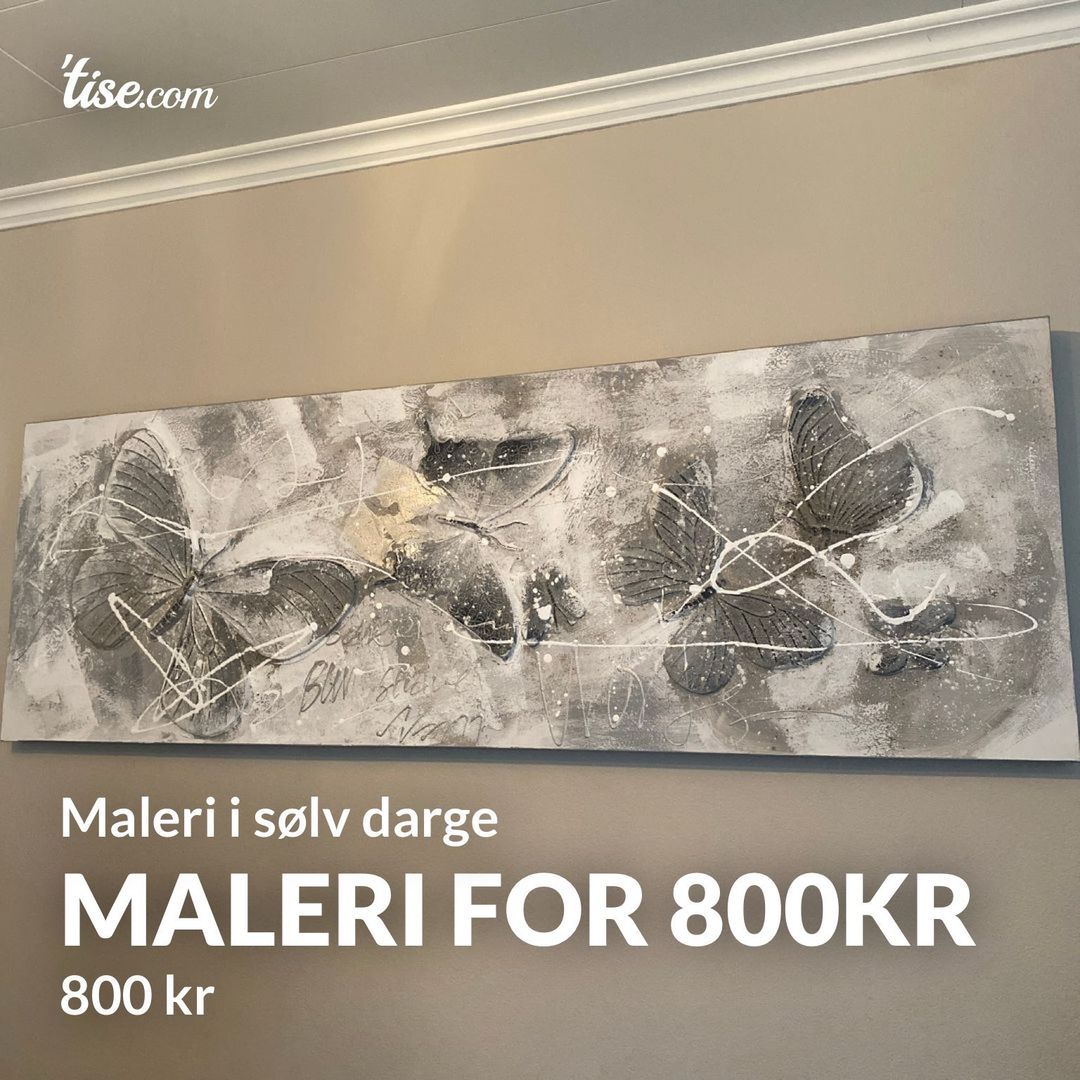 Maleri for 800kr