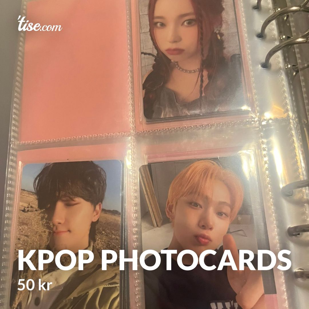 Kpop photocards