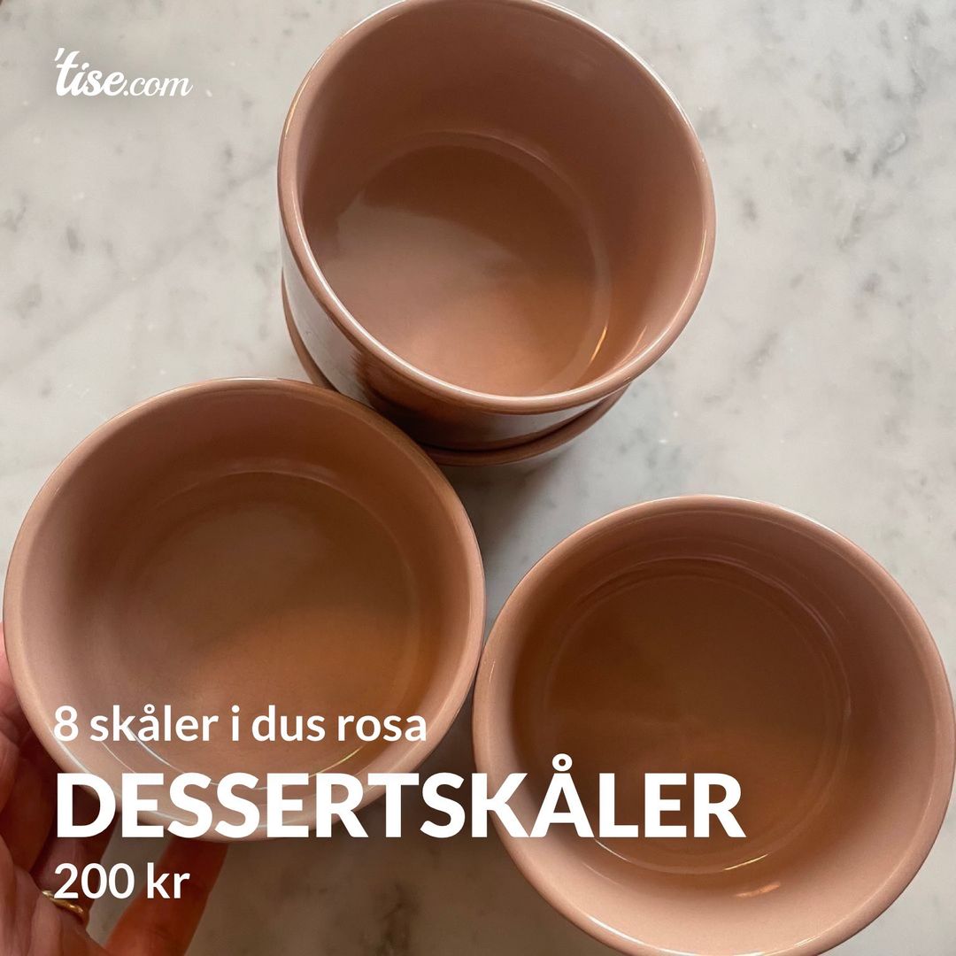 Dessertskåler