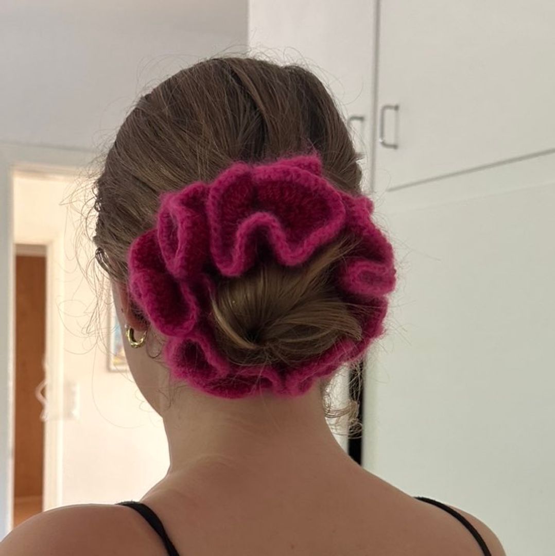 Hæklet scrunchie