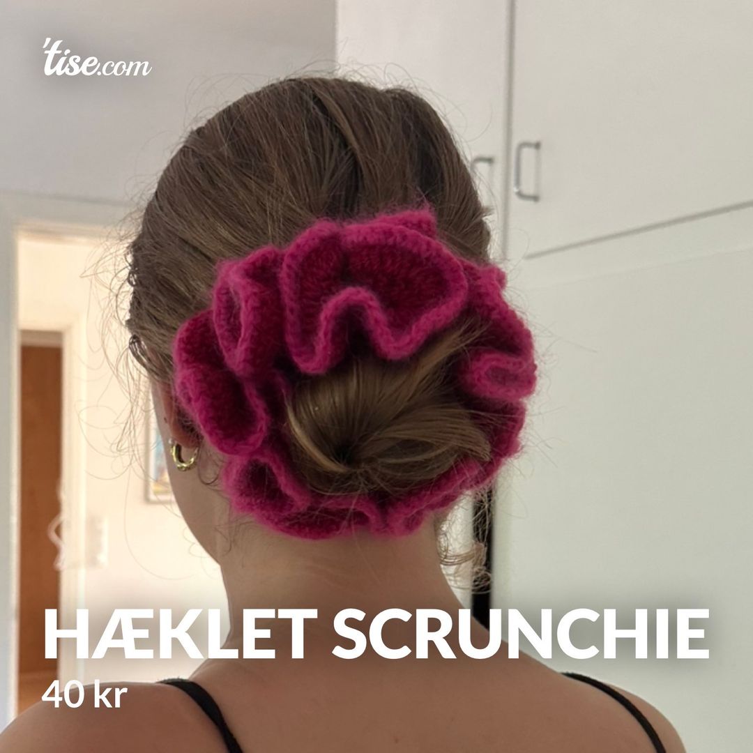 Hæklet scrunchie