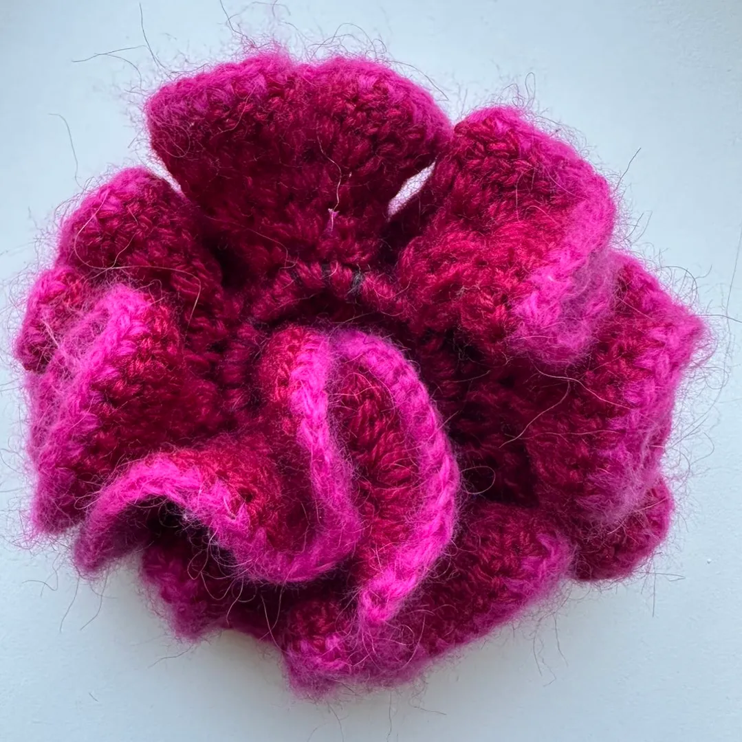 Hæklet scrunchie