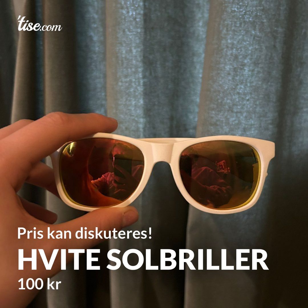 Hvite solbriller