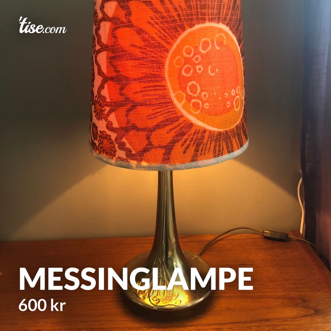 Messinglampe