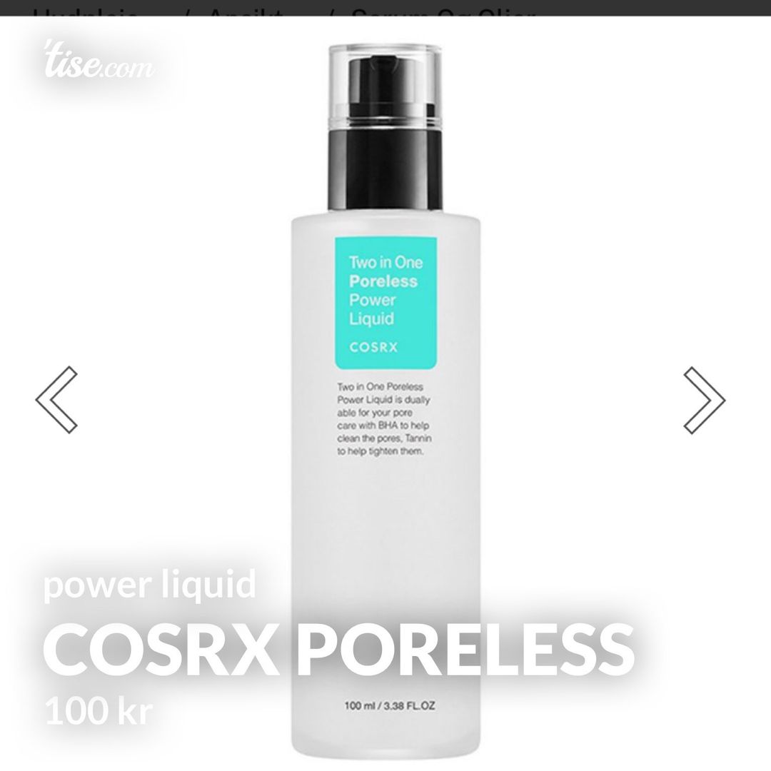 Cosrx poreless