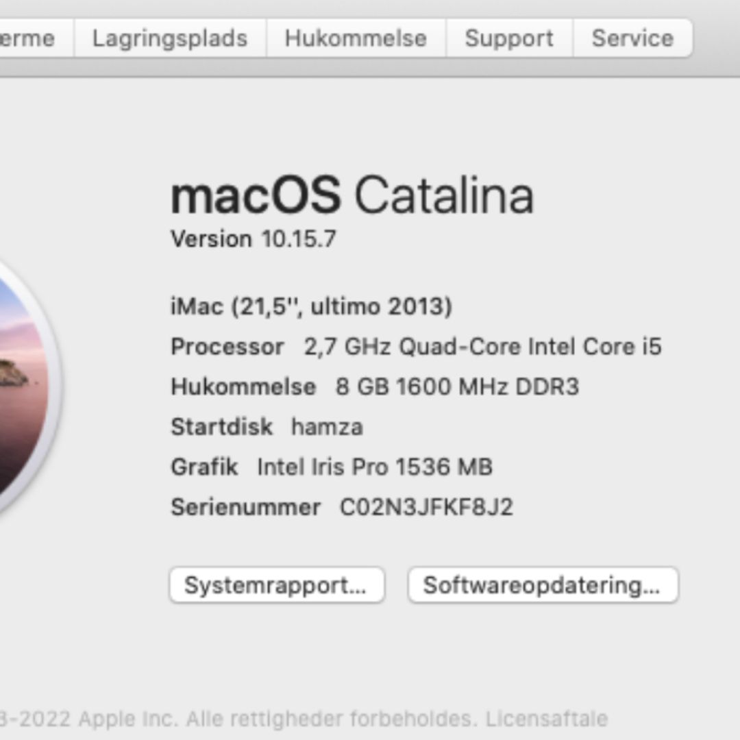 iMac 215" late 2013