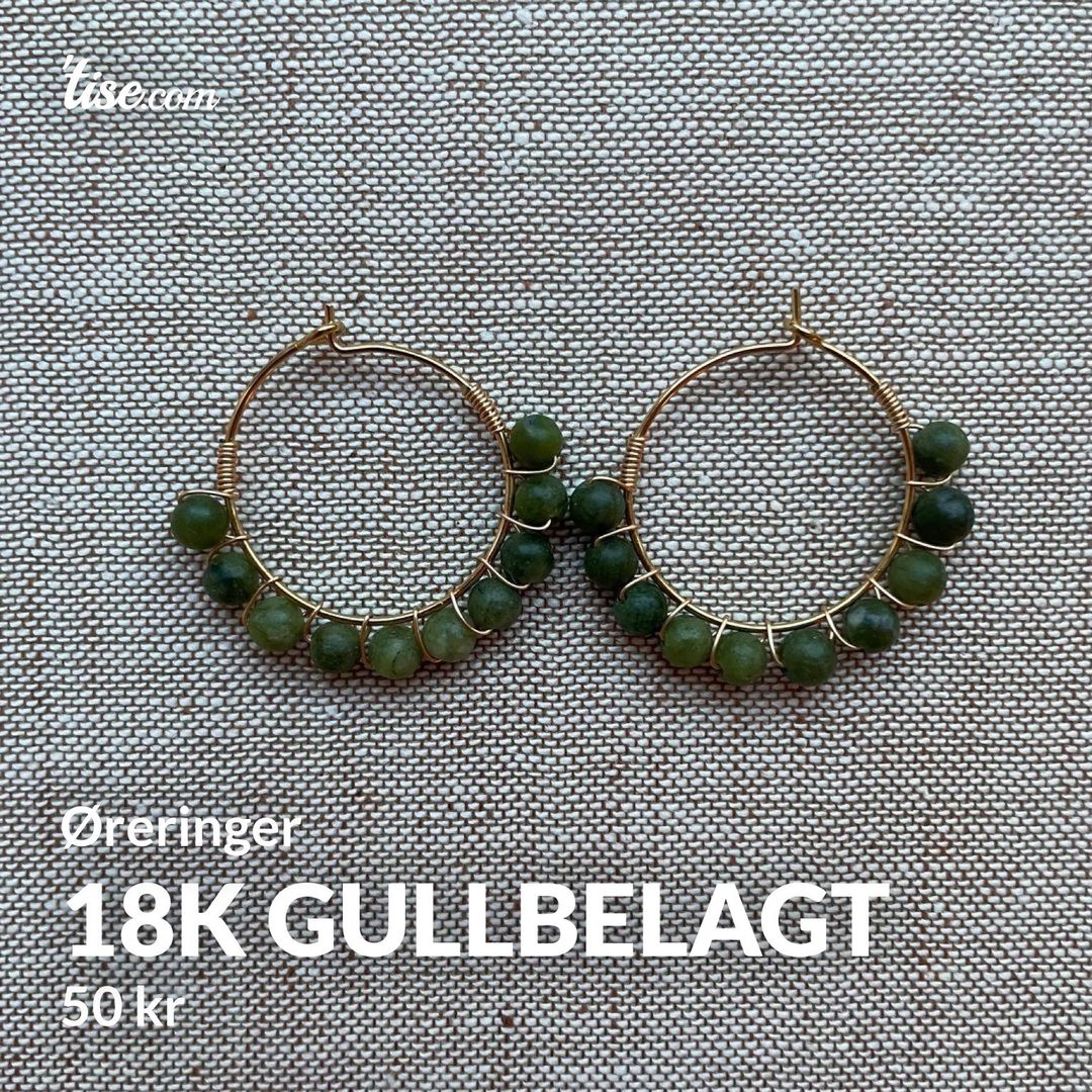 18k gullbelagt