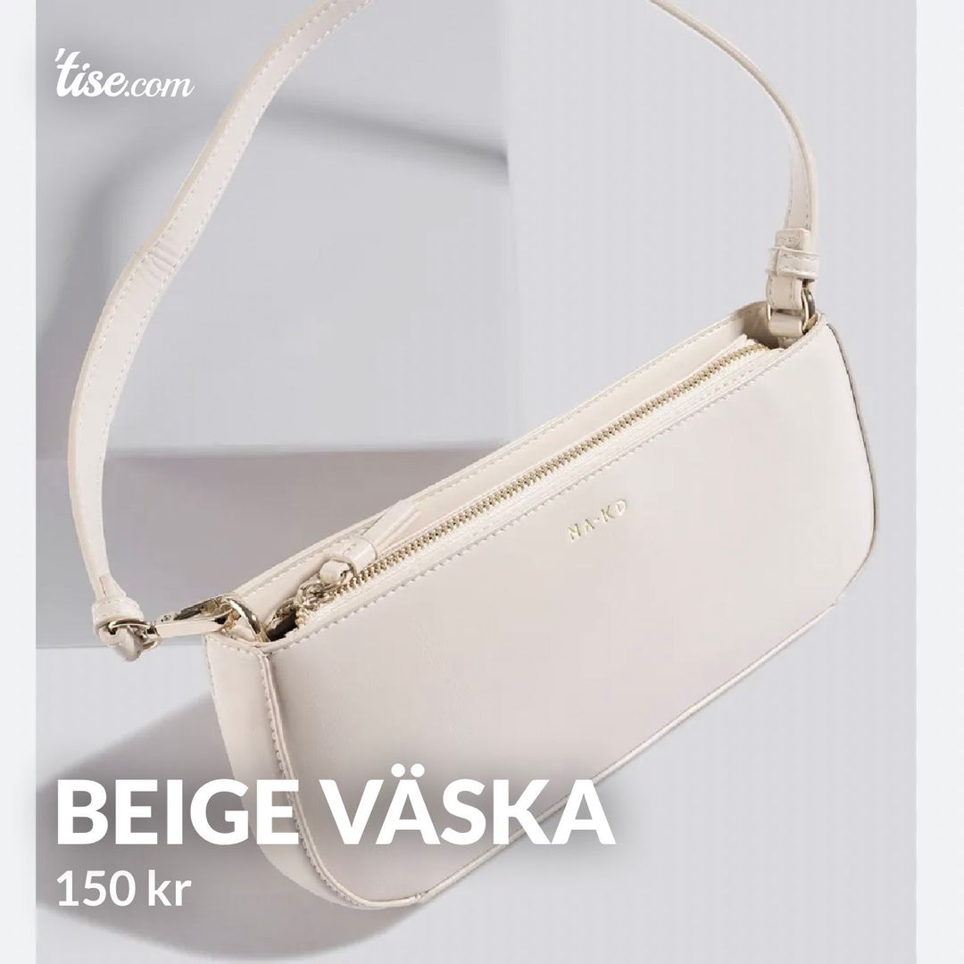 Beige väska